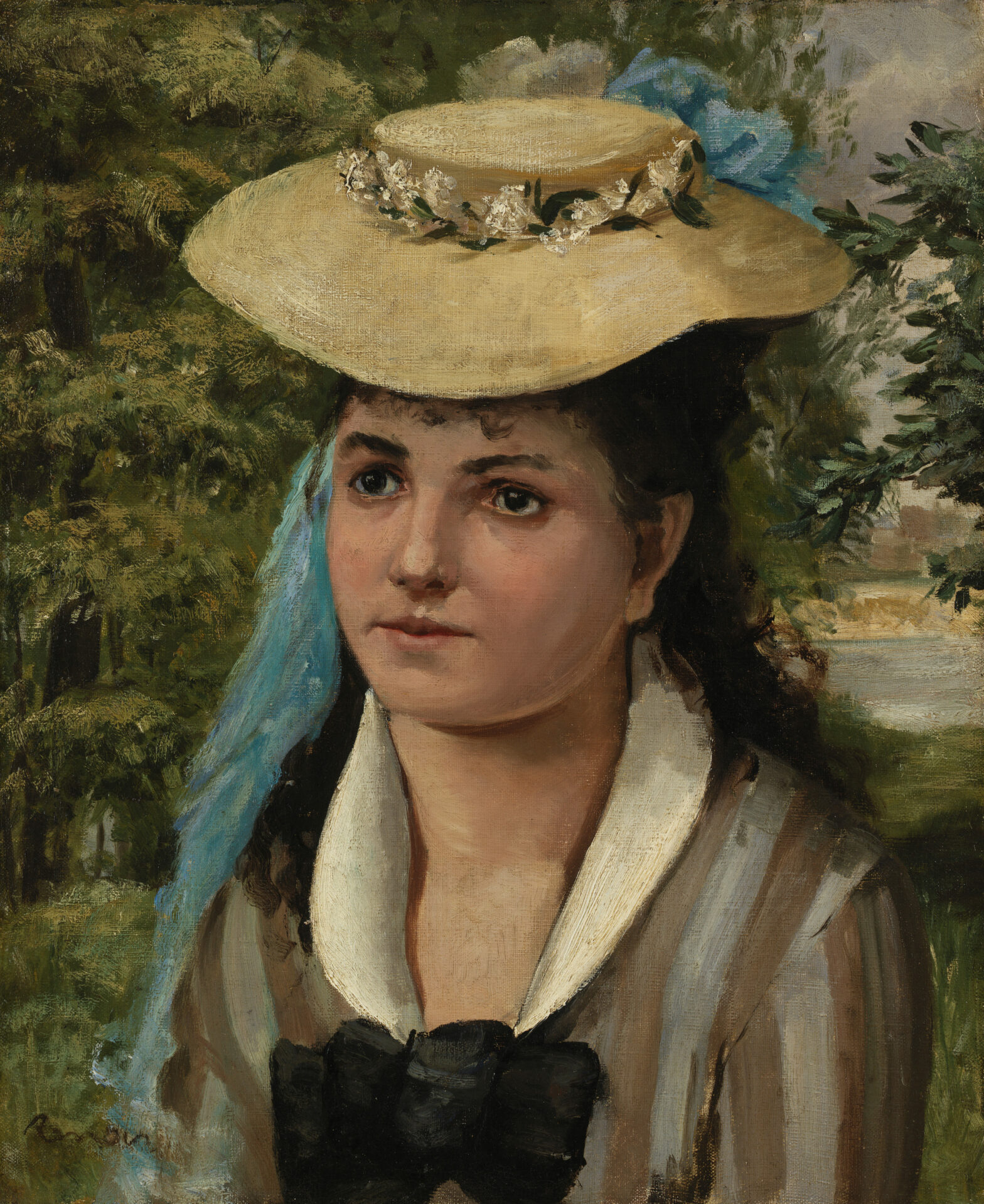 Lise In A Straw Hat (jeune Fille Au Chapeau De Paille)