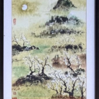 Nan Rae - Viewing Plum Blossoms in Moonlight