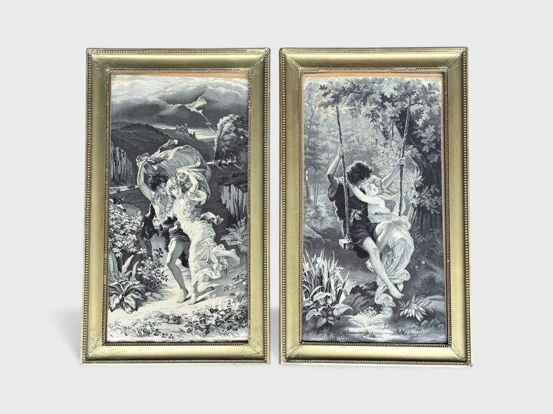 Pierre Auguste Cot - The Storm & Springtime