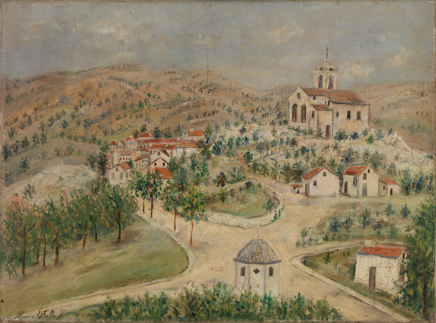 Landscape in Corsica by Maurice Utrillo