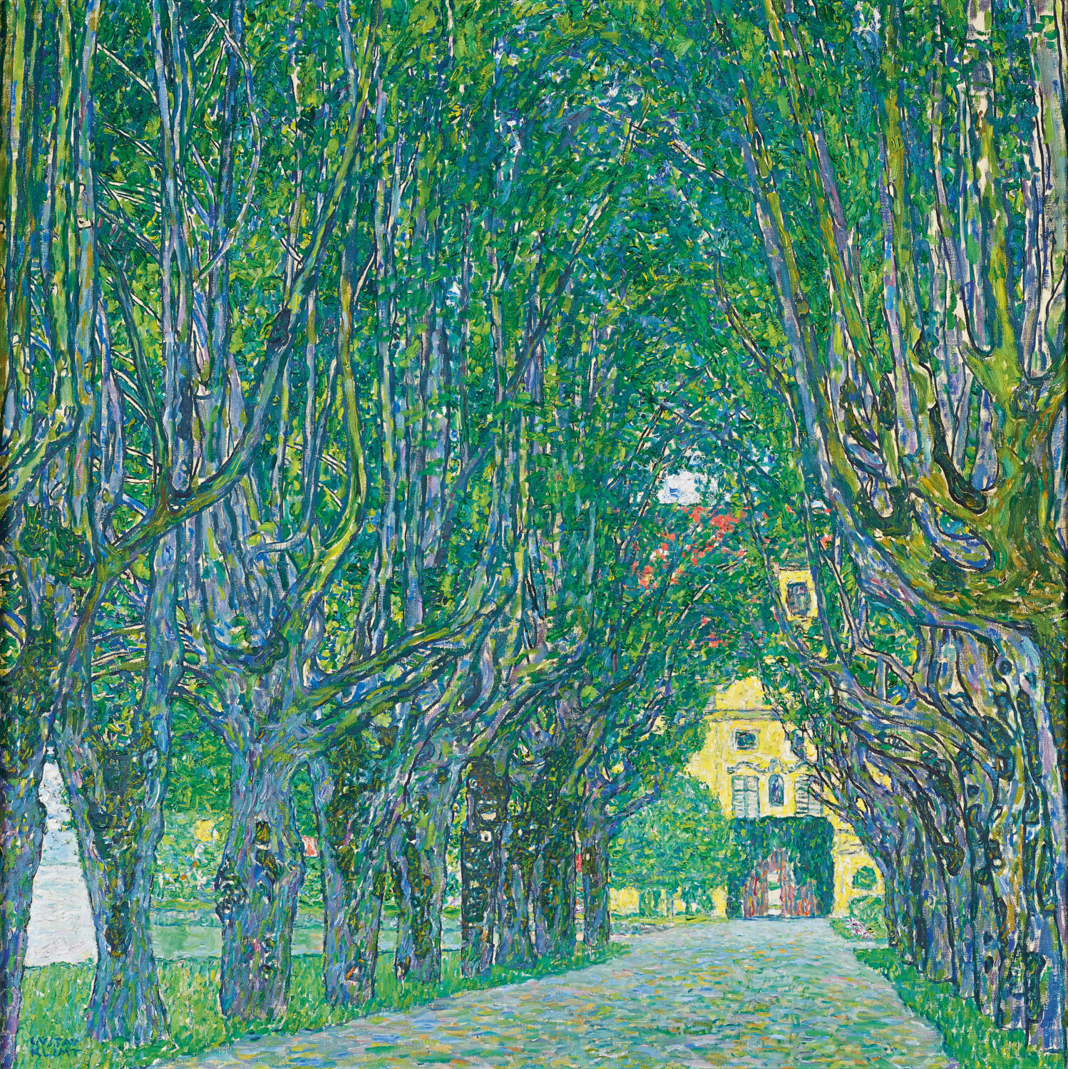 Avenue to Schloss Kammer by Gustav Klimt