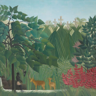 The Waterfall by Henri Rousseau