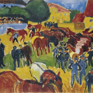 Horse Fair by Max Pechstein