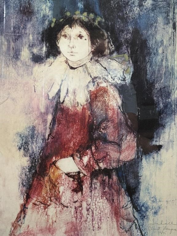 Susan Sahall - Pencil Signed Limited Edition Lithograph 23/75 - Image 2