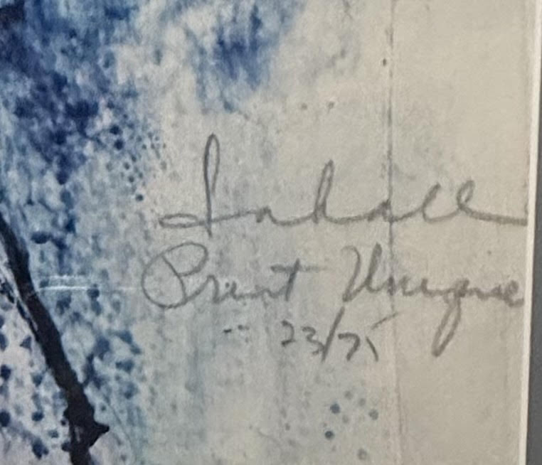 Susan Sahall - Pencil Signed Limited Edition Lithograph 23/75 - Image 3
