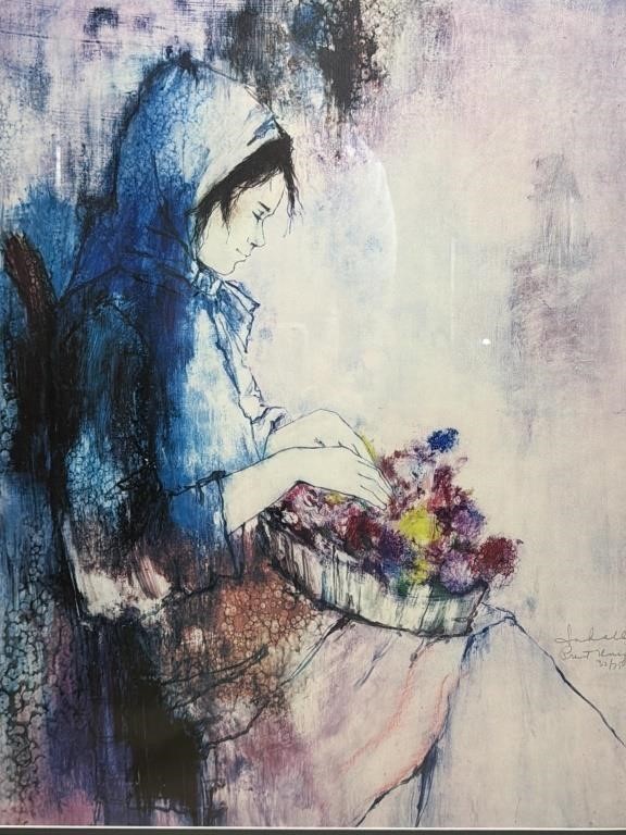 Susan Sahall - Pencil Signed Limited Edition Lithograph 32/75 - Image 2