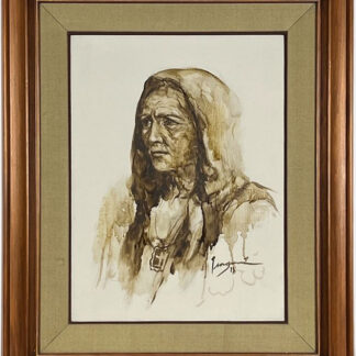 Filipina Woman, complete framed view