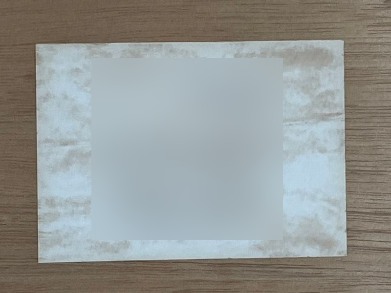 Filipina Woman, reverse framing label