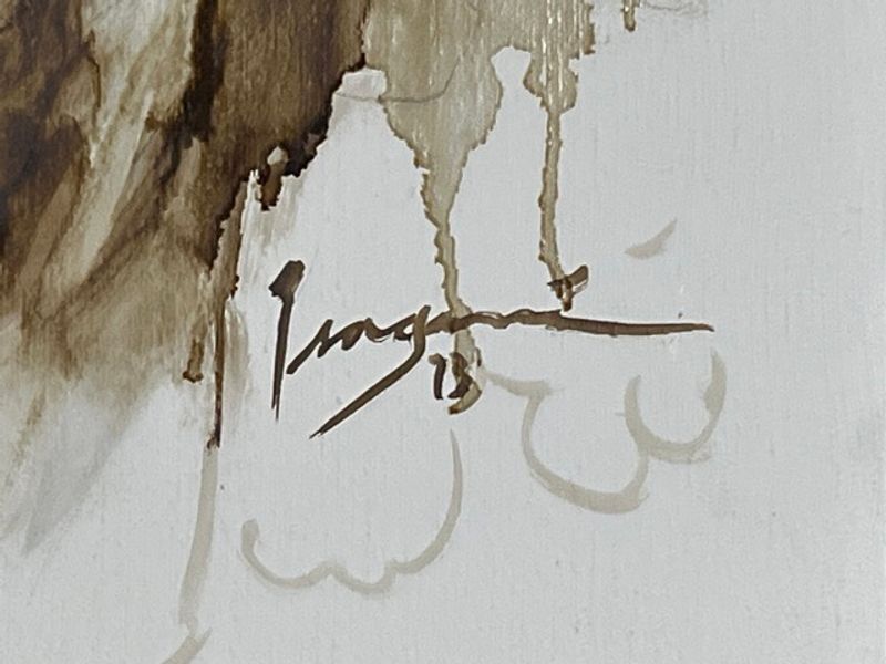 Filipina Woman, signature and 1973 date