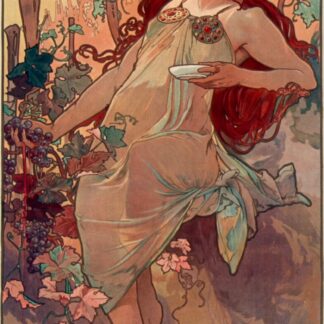 The Seasons: Autumn (1896) by Alphonse Mucha