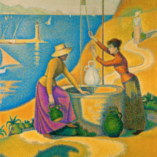 Women at the Well by Paul Signac