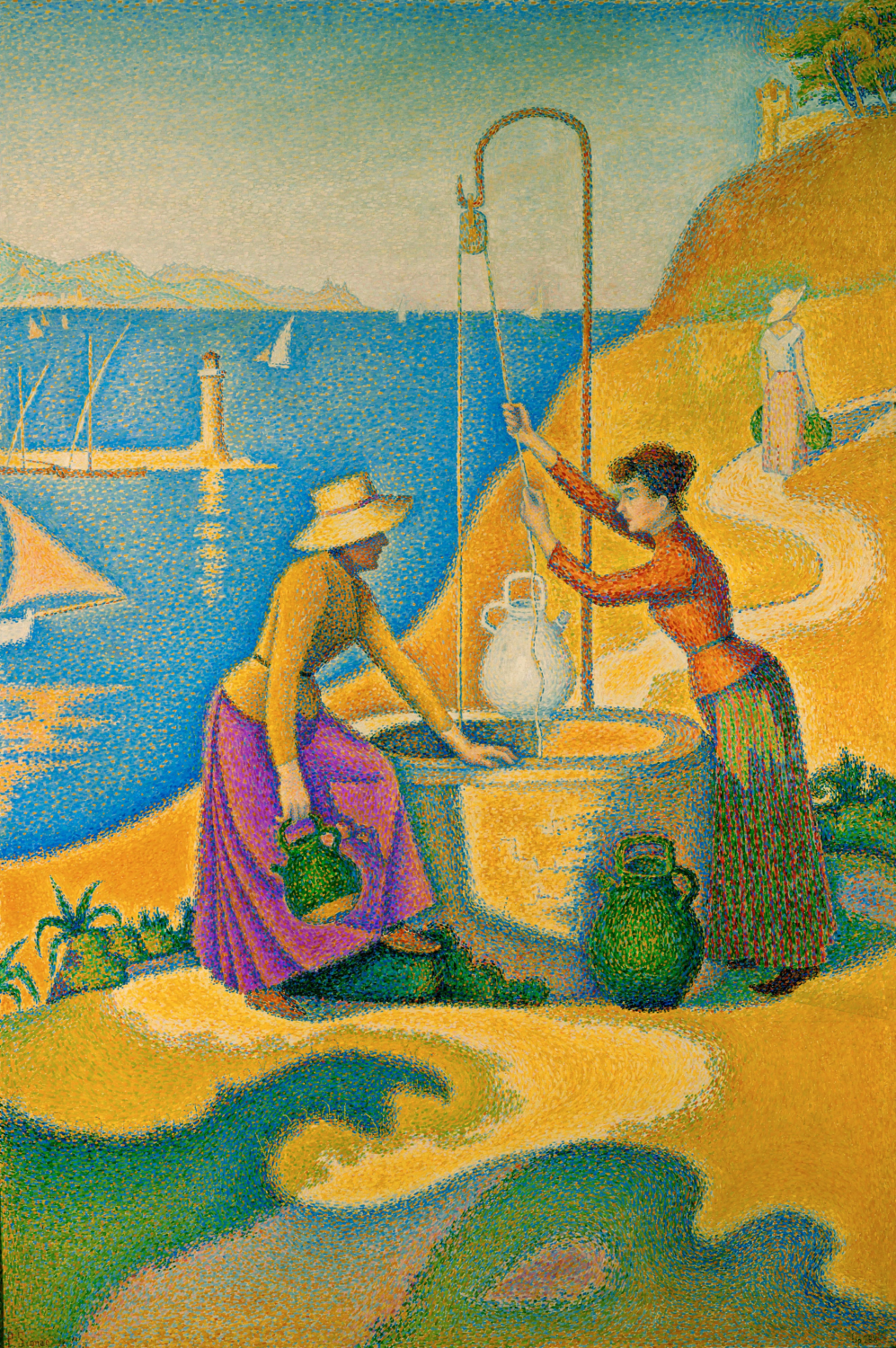 Women at the Well by Paul Signac