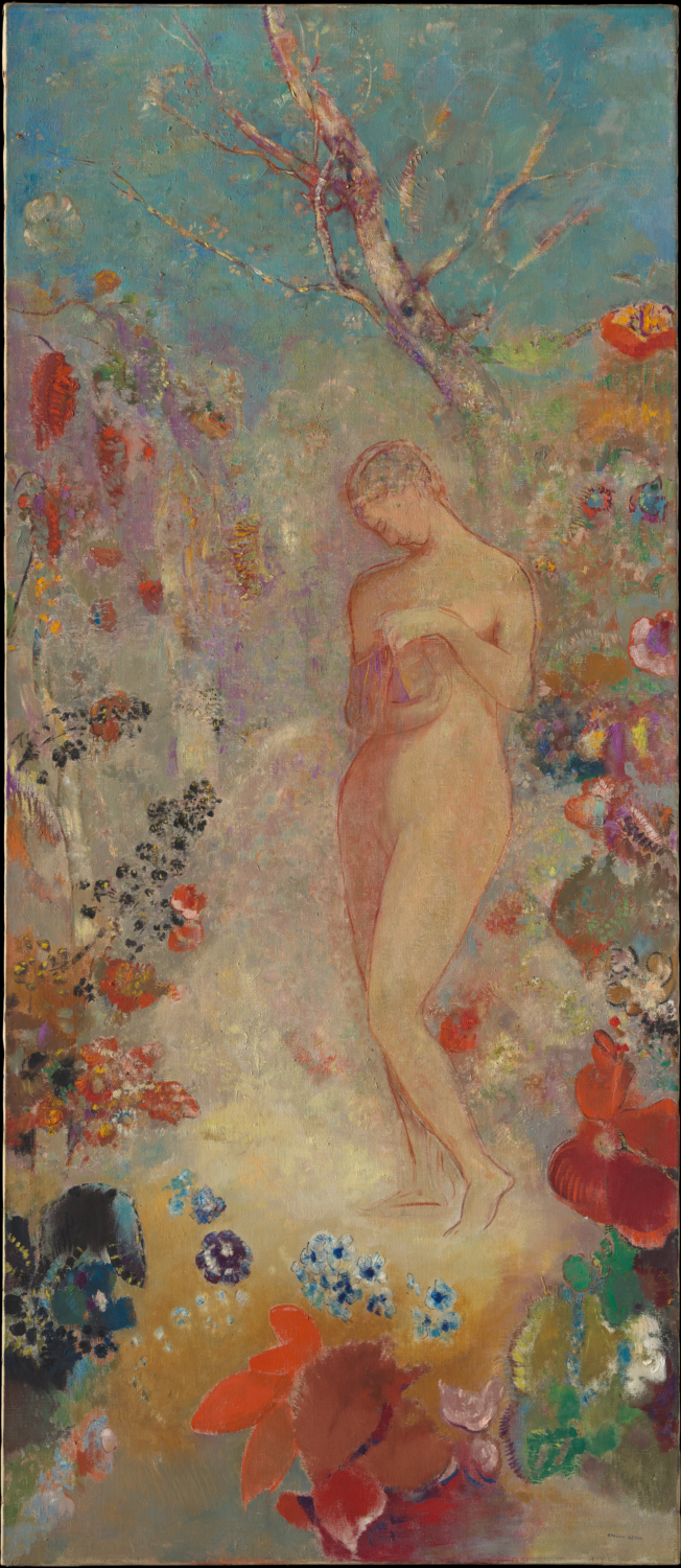 Pandora by Odilon Redon