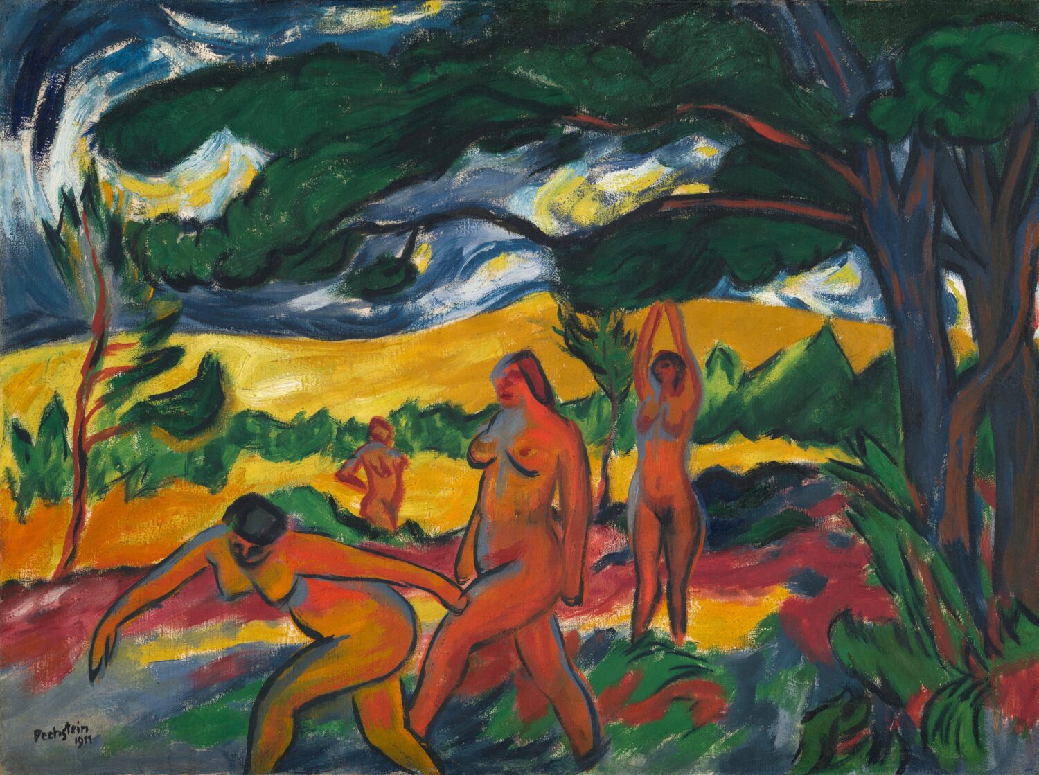 Under the Trees by Max Pechstein