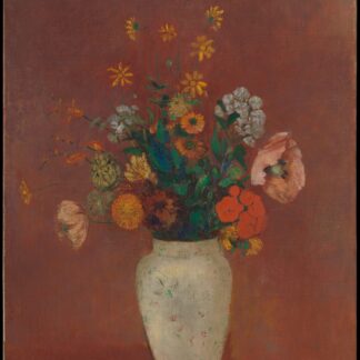 Bouquet in a Chinese Vase by Odilon Redon