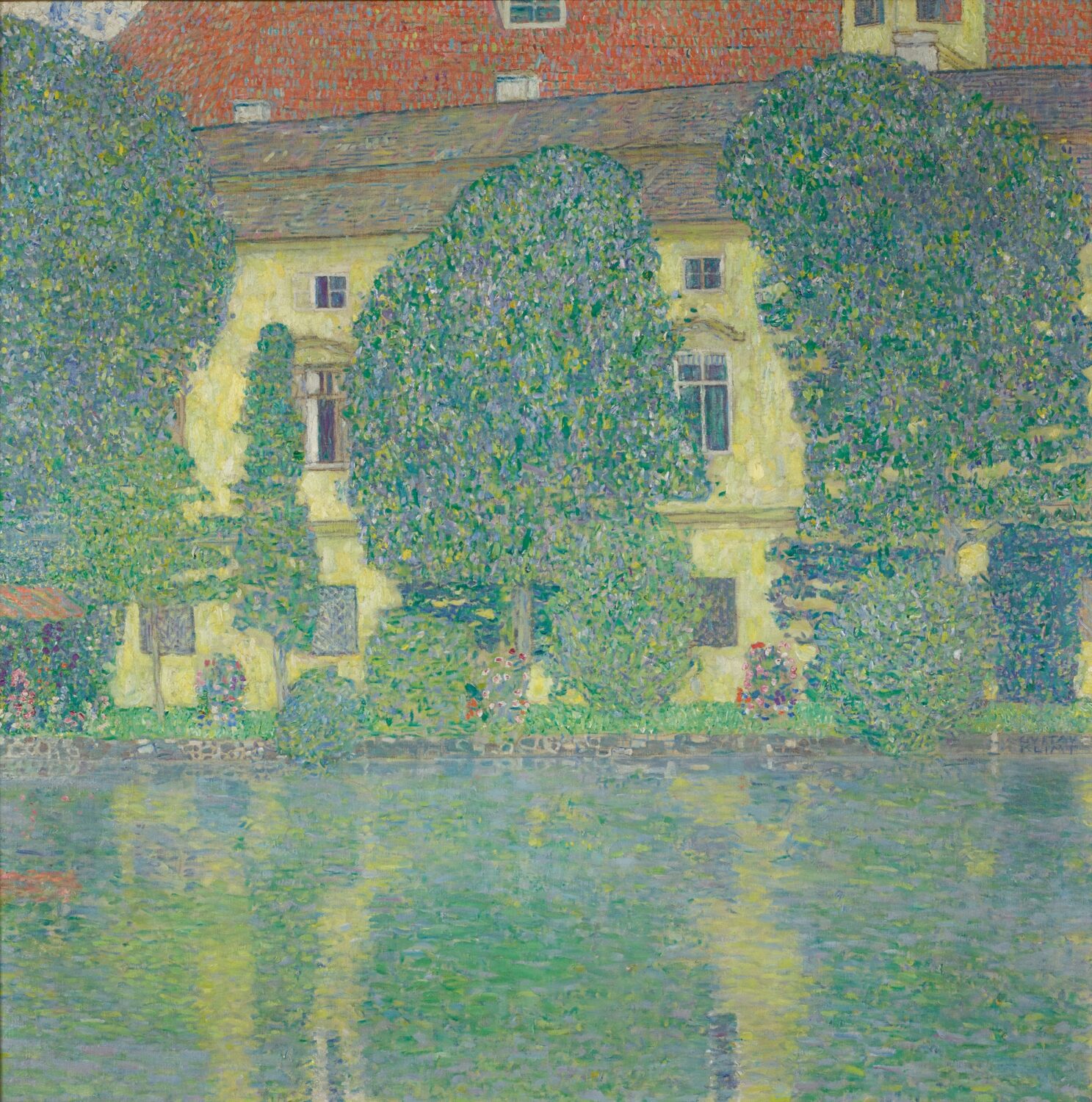 Schloss Kammer on Lake Attersee III by Gustav Klimt